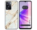 Funda Silicona para Oppo A57s diseño Mármol 13 Dibujos