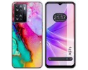 Funda Silicona para Oppo A57s diseño Mármol 15 Dibujos