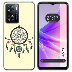 Funda Silicona para Oppo A57s diseño Atrapasueños Dibujos