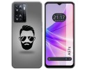 Funda Silicona para Oppo A57s diseño Barba Dibujos
