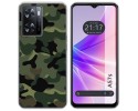 Funda Silicona para Oppo A57s diseño Camuflaje Dibujos