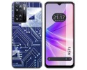 Funda Silicona para Oppo A57s diseño Circuito Dibujos