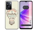 Funda Silicona para Oppo A57s diseño Creativity Dibujos