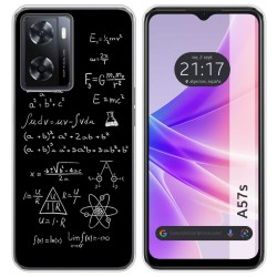 Funda Silicona para Oppo A57s diseño Formulas Dibujos