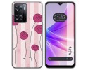 Funda Silicona para Oppo A57s diseño Flores Vintage Dibujos