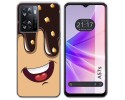 Funda Silicona para Oppo A57s diseño Helado Chocolate Dibujos