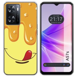 Funda Silicona para Oppo A57s diseño Helado Vainilla Dibujos