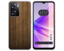 Funda Silicona para Oppo A57s diseño Madera Dibujos