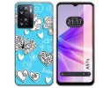 Funda Silicona para Oppo A57s diseño Mariposas Dibujos