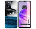 Funda Silicona para Oppo A57s diseño Ojo Dibujos