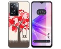 Funda Silicona para Oppo A57s diseño Pajaritos Dibujos