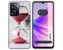 Funda Silicona para Oppo A57s diseño Reloj Dibujos