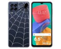 Funda Silicona Transparente para Samsung Galaxy M33 5G diseño Araña Dibujos