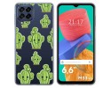 Funda Silicona Transparente para Samsung Galaxy M33 5G diseño Cactus Dibujos