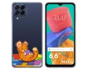 Funda Silicona Transparente para Samsung Galaxy M33 5G diseño Leopardo Dibujos