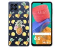 Funda Silicona Transparente para Samsung Galaxy M33 5G diseño Piña Dibujos