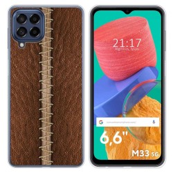Funda Silicona para Samsung Galaxy M33 5G diseño Cuero 01 Dibujos