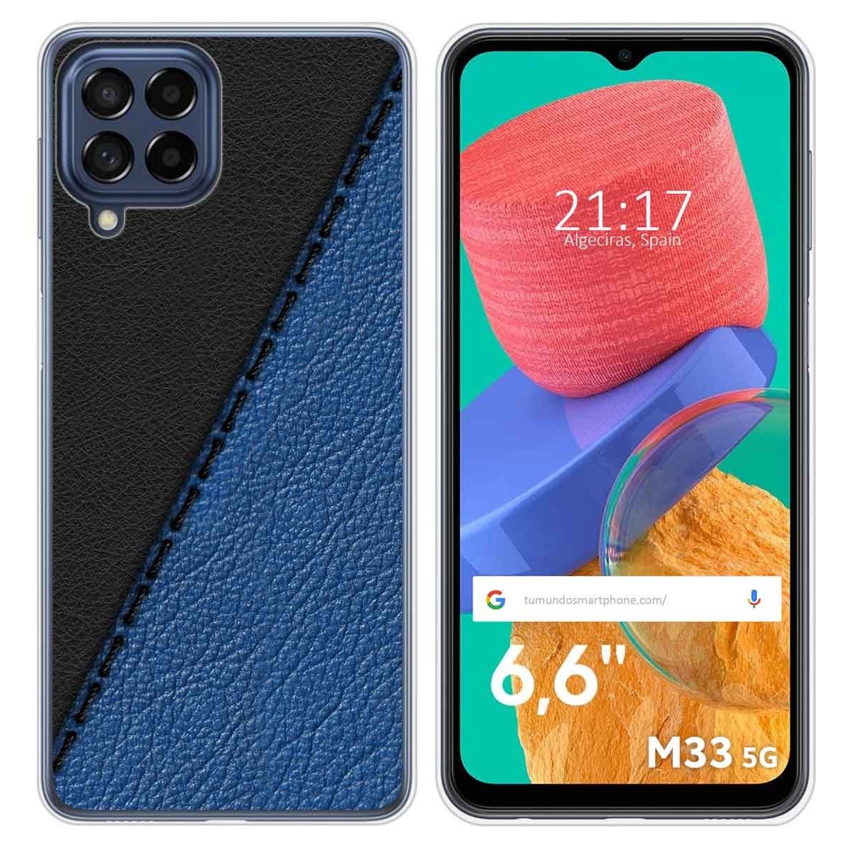 Funda Silicona para Samsung Galaxy M33 5G diseño Cuero 02 Dibujos