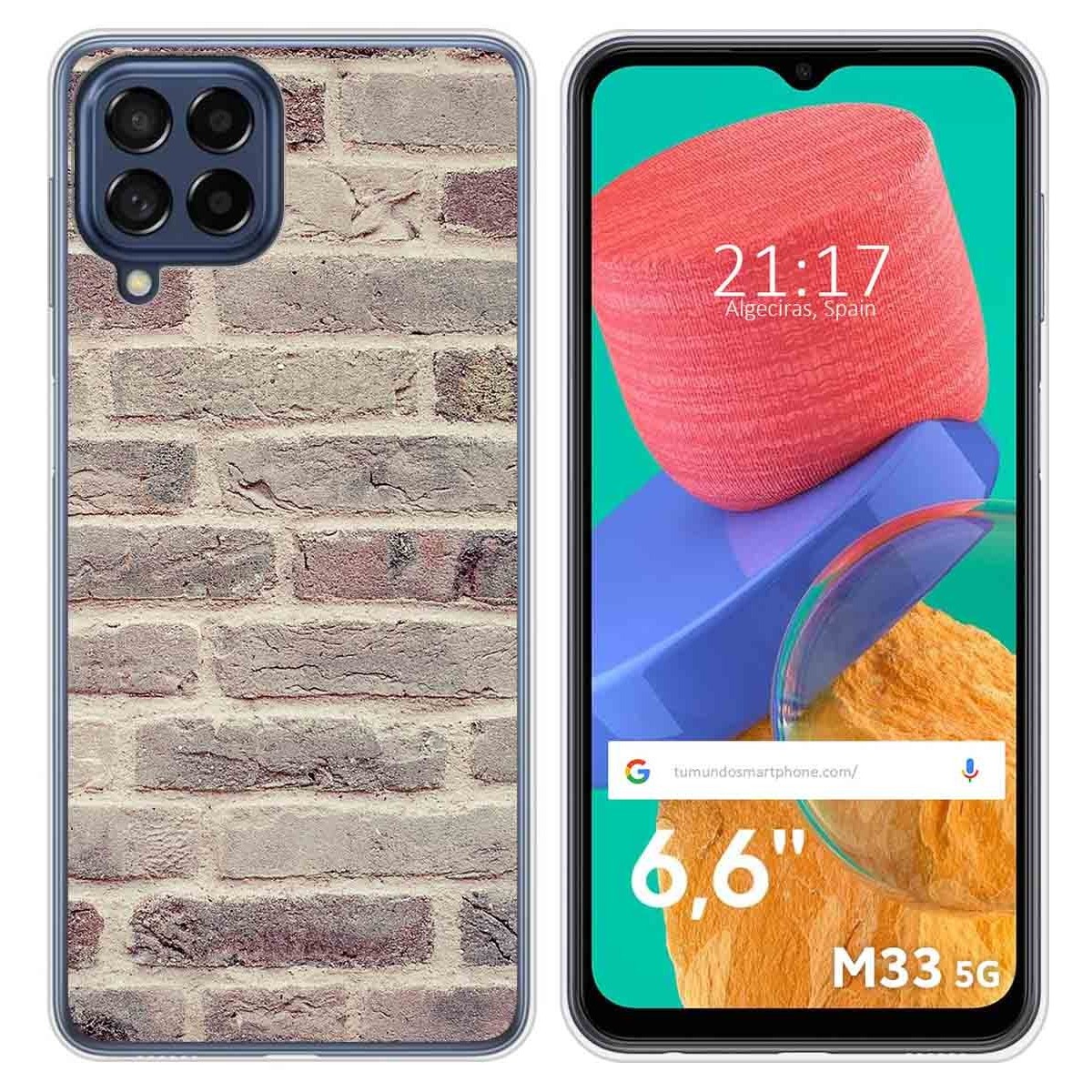 Funda Silicona para Samsung Galaxy M33 5G diseño Ladrillo 01 Dibujos