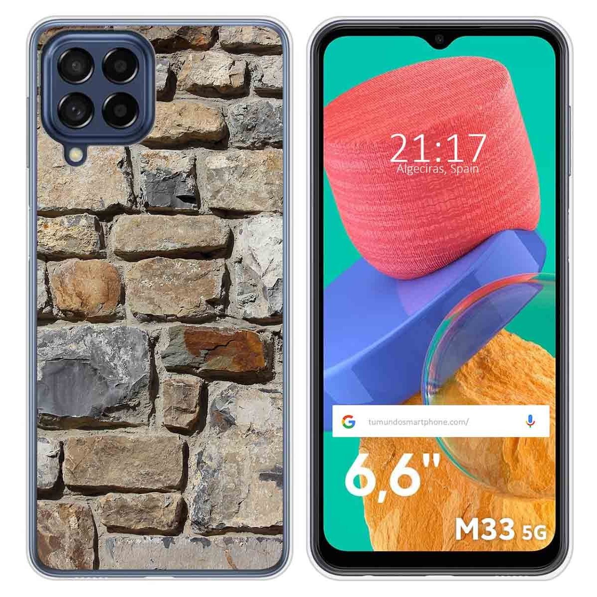 Funda Silicona para Samsung Galaxy M33 5G diseño Ladrillo 03 Dibujos