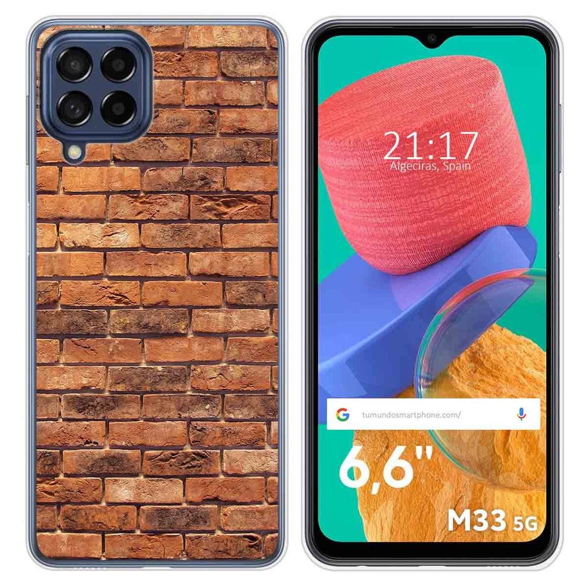 Funda Silicona para Samsung Galaxy M33 5G diseño Ladrillo 04 Dibujos