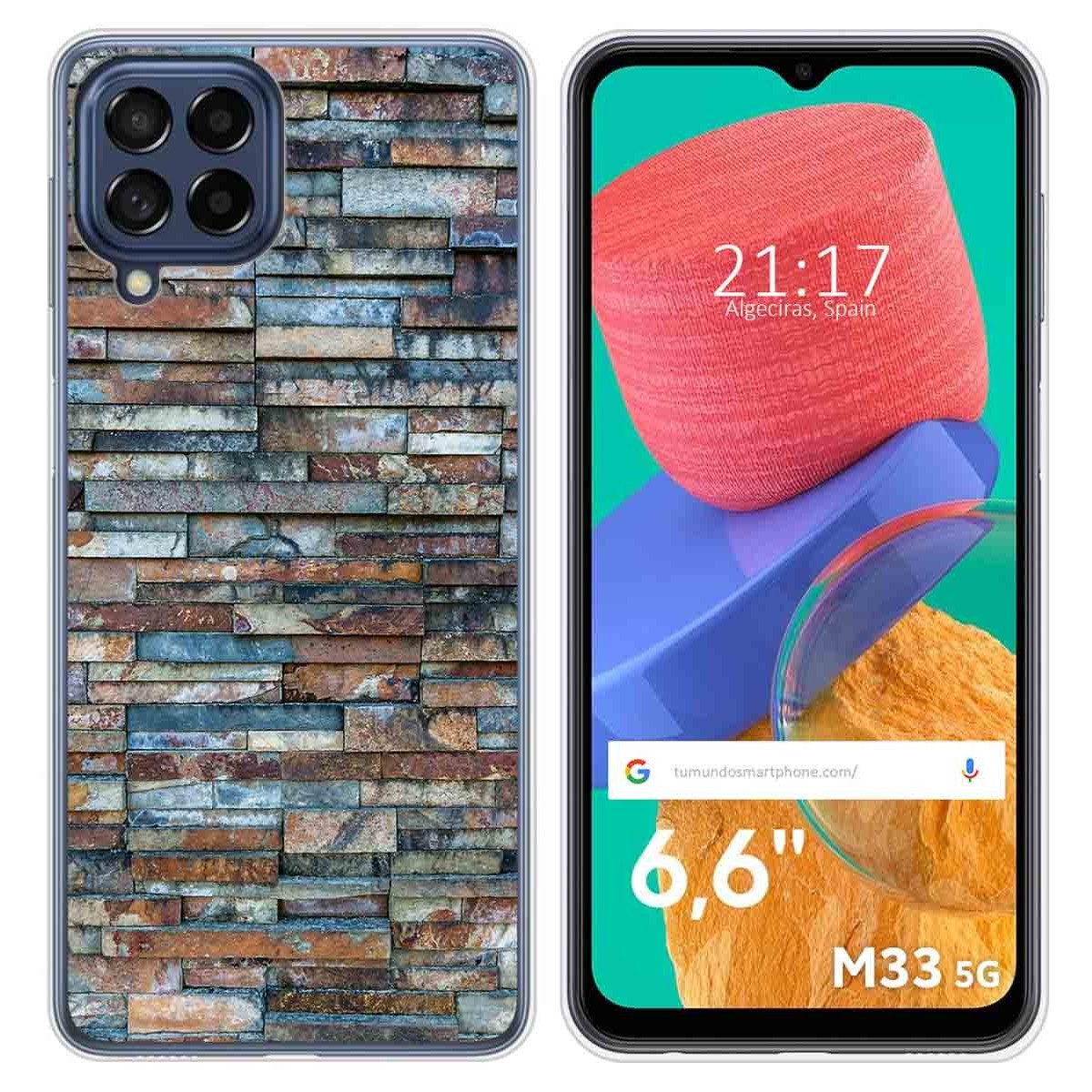 Funda Silicona para Samsung Galaxy M33 5G diseño Ladrillo 05 Dibujos