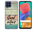 Funda Silicona para Samsung Galaxy M33 5G diseño Madera 01 Dibujos