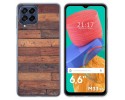 Funda Silicona para Samsung Galaxy M33 5G diseño Madera 03 Dibujos
