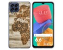 Funda Silicona para Samsung Galaxy M33 5G diseño Madera 07 Dibujos