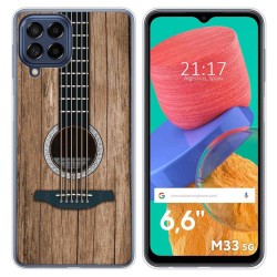 Funda Silicona para Samsung Galaxy M33 5G diseño Madera 11 Dibujos