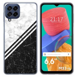 Funda Silicona para Samsung Galaxy M33 5G diseño Mármol 01 Dibujos