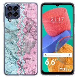 Funda Silicona para Samsung Galaxy M33 5G diseño Mármol 08 Dibujos