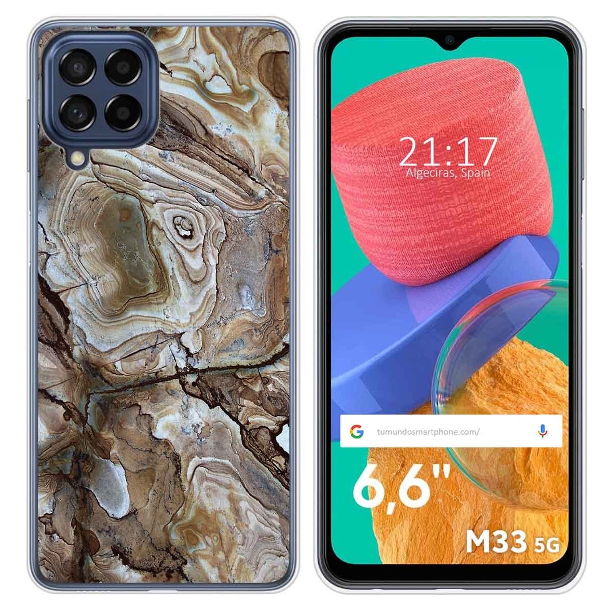 Funda Silicona para Samsung Galaxy M33 5G diseño Mármol 14 Dibujos