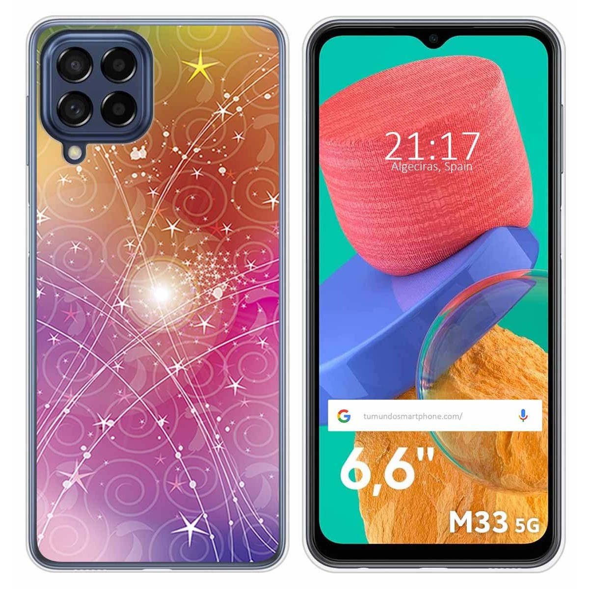 Funda Silicona para Samsung Galaxy M33 5G diseño Abstracto Dibujos