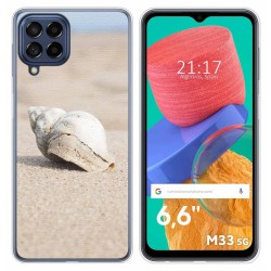 Funda Silicona para Samsung Galaxy M33 5G diseño Concha Dibujos