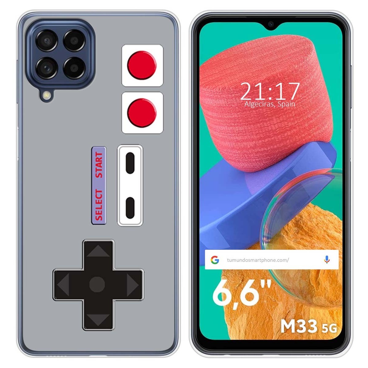 Funda Silicona para Samsung Galaxy M33 5G diseño Consola Dibujos