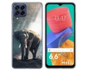 Funda Silicona para Samsung Galaxy M33 5G diseño Elefante Dibujos