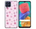 Funda Silicona para Samsung Galaxy M33 5G diseño Flores Dibujos