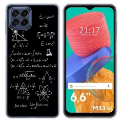 Funda Silicona para Samsung Galaxy M33 5G diseño Formulas Dibujos