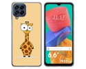 Funda Silicona para Samsung Galaxy M33 5G diseño Jirafa Dibujos