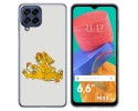 Funda Silicona para Samsung Galaxy M33 5G diseño Leones Dibujos