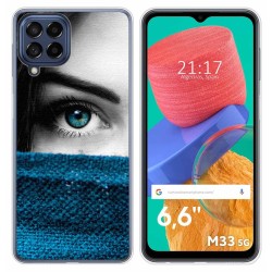 Funda Silicona para Samsung Galaxy M33 5G diseño Ojo Dibujos