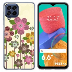 Funda Silicona para Samsung Galaxy M33 5G diseño Primavera En Flor Dibujos