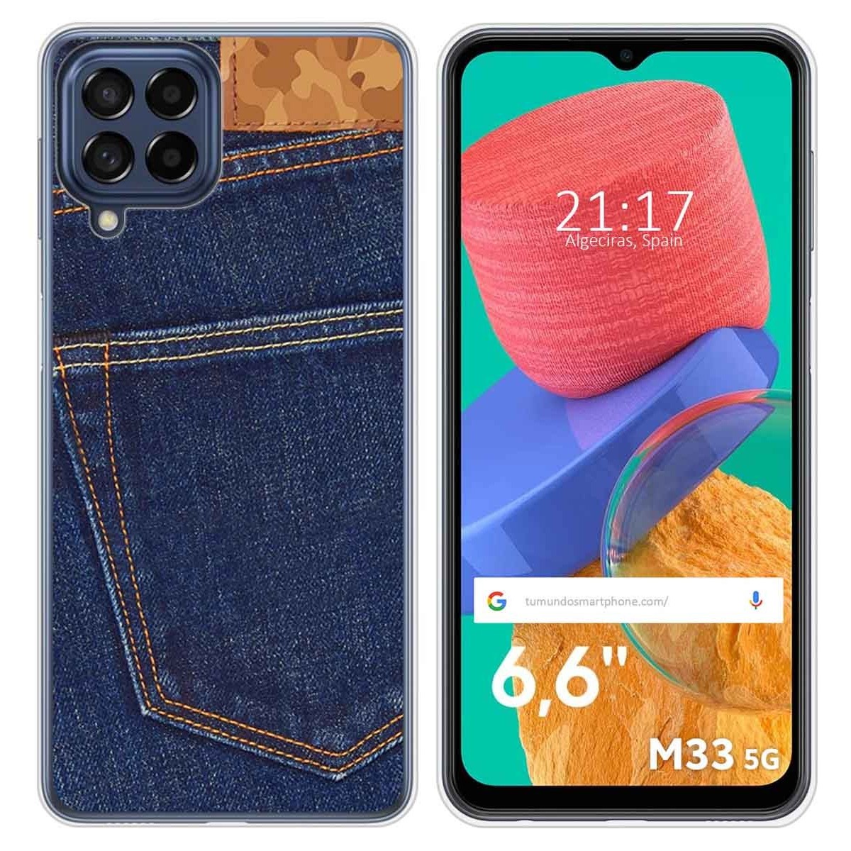 Funda Silicona para Samsung Galaxy M33 5G diseño Vaquero Dibujos