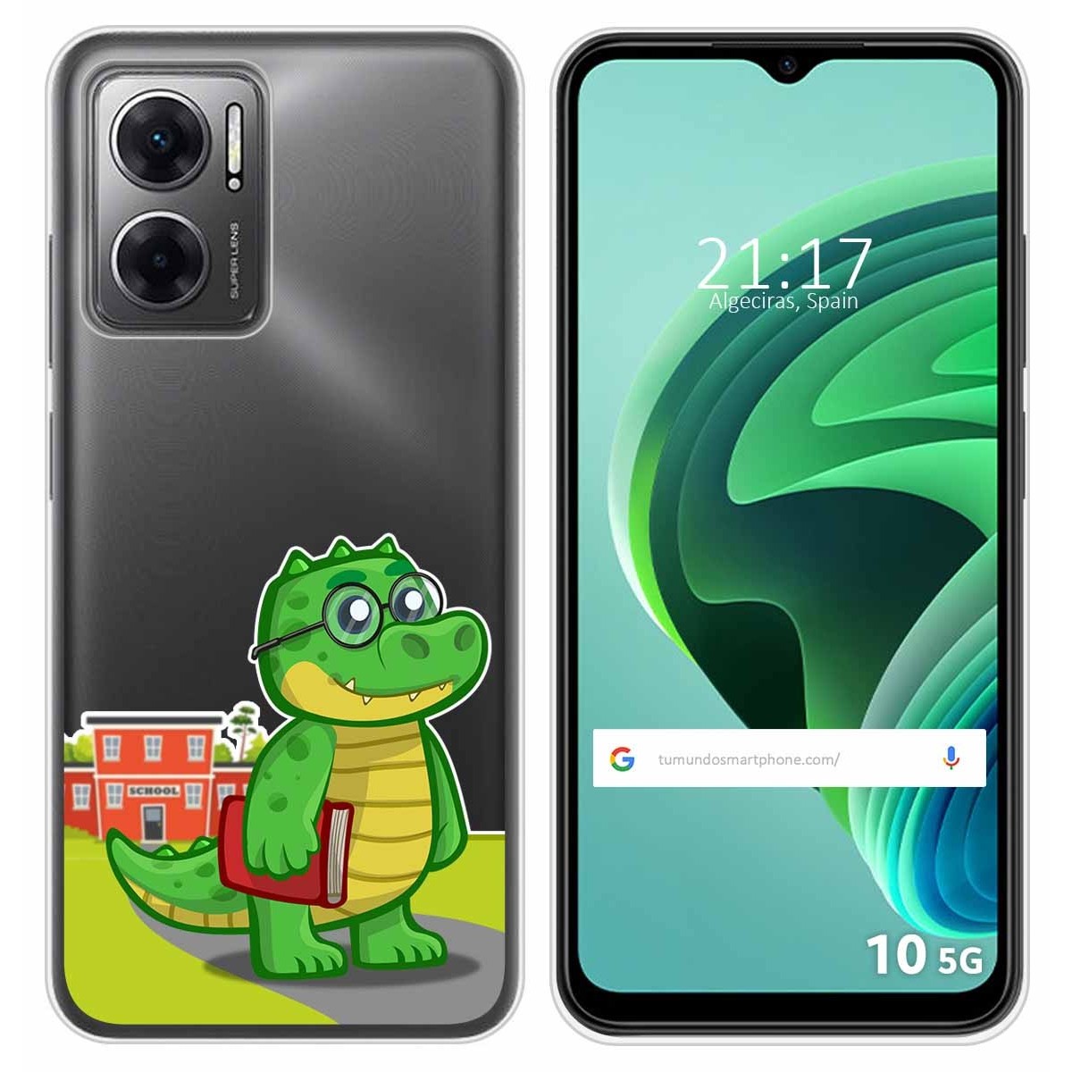 Funda Silicona Transparente para Xiaomi Redmi 10 5G diseño Coco Dibujos