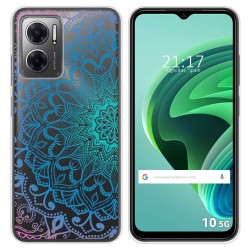Funda Silicona Transparente para Xiaomi Redmi 10 5G diseño Mandala Dibujos