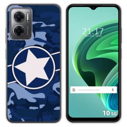 Funda Silicona para Xiaomi Redmi 10 5G diseño Camuflaje 03 Dibujos