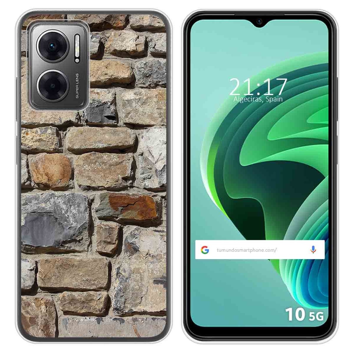 Funda Silicona para Xiaomi Redmi 10 5G diseño Ladrillo 03 Dibujos