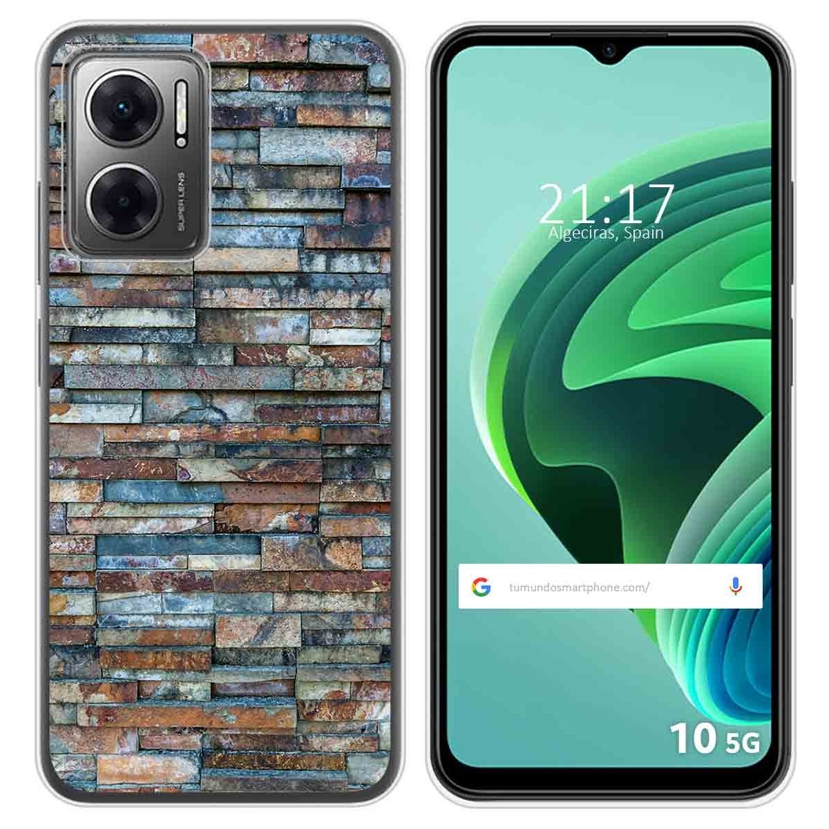 Funda Silicona para Xiaomi Redmi 10 5G diseño Ladrillo 05 Dibujos