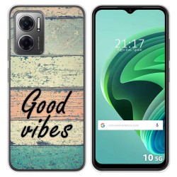 Funda Silicona para Xiaomi Redmi 10 5G diseño Madera 01 Dibujos